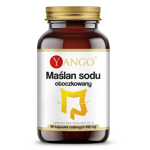 Yango - Maślan Sodu na Jelita – Otoczkowany Kwas Masłowy 360 mg – 90 kaps