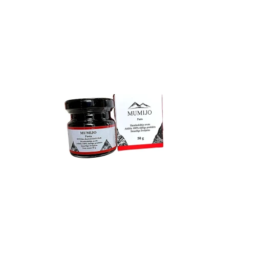 Mumio Oczyszczone (Shilajit) – Naturalna Pasta z Kwasami Humusowymi – 50 g