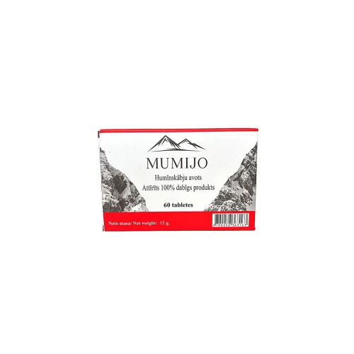 Mumio (Shilajit) Oczyszczone – 60 tabletek