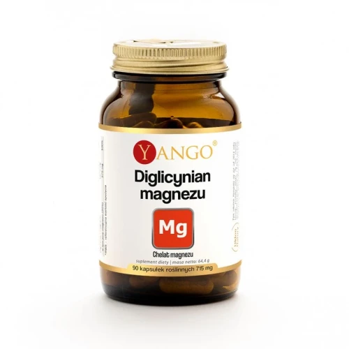  Diglicynian Magnezu 375 mg – Magnez na Stres i Skurcze Mięśni 90 kapsułek 