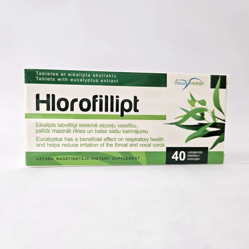 Chlorofillipt tabletki z eukaliptusa 40 tab.