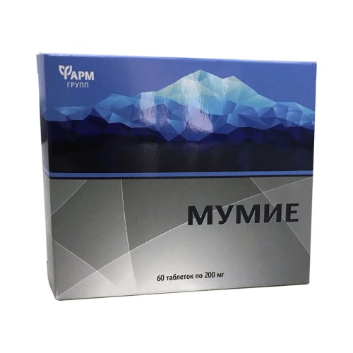 Mumio Oczyszczone Shilajit ałtajskie 60 tab