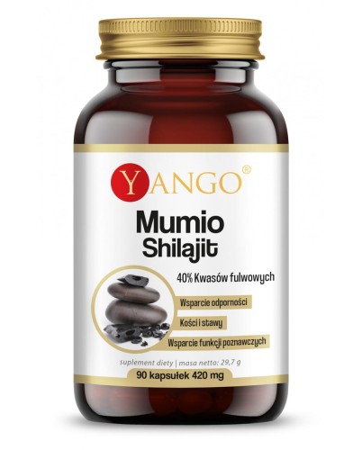 Mumio - Shilajit - 40% kwasów fulwowych - 90 kaps.