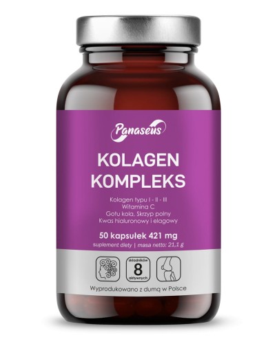 Kolagen Kompleks - zdrowe stawy, skóra, włosy - 50 kaps