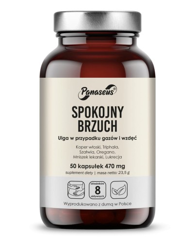 Spokojny brzuch Gazy Wzdęcia - 50 kaps.