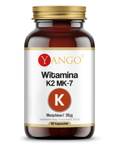 Witamina K2 MK-7 200 mcg – wsparcie kości i krzepnięcia krwi | 90 kapsułek