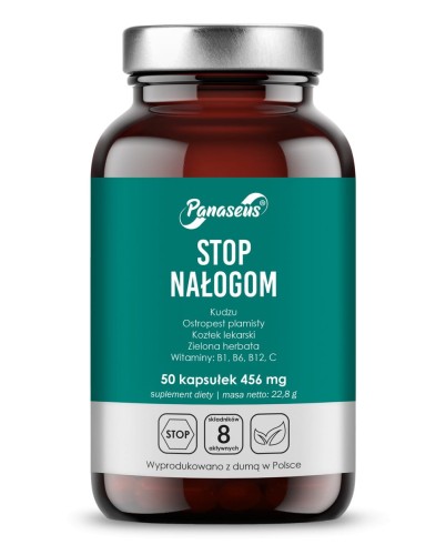 Stop nałogom alkoholowym i nikotynowym - 50 kaps.