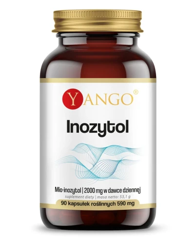 Mio-inozytol 500 mg – wsparcie metabolizmu i poziomu glukozy – 90 kapsułek